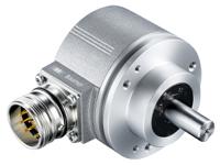 eil580-sc105fn02048a Baumer EIL580 Series Optical Incremental Encoder, 2048 ppr, HTL/Push Pull Signal, Solid Type, 10mm Shaft