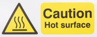 146-359 RS PRO Self-Adhesive General Hazard Hazard Warning Sign (English)