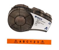 m21-375-595-or Brady B-595 Black on Black on Orange Label Printer Tape, 6.4 m Length, 9.53 mm Width