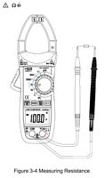 296-514 RS PRO Clamp Meter, 1000A dc, Max Current 1000A ac CAT II 1000V With UKAS Calibration