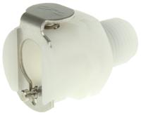 pmcd1002bspt Colder Products Hose Connector, Straight Threaded Coupling, BSPT 1/8in, 8.3 bar