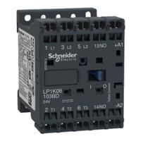 lp1k06103bd Schneider Electric TeSys K LP1K Contactor, 24 V dc Coil, 3-Pole, 6 A, 3 kW, 3NO, 690 V ac
