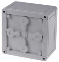 12048401 Spelsberg TK PC Series Grey Polycarbonate Enclosure, IP66, Grey Lid, 110 x 110 x 66mm