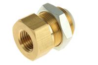 kq2e10-02a SMC KQ2 Series Bulkhead Threaded-to-Tube Adaptor, Rc 1/4 Female to Push In 10 mm, Threaded-to-Tube Connection Style