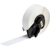 m6c-500-422 Brady B-422 Black on White Cable Labels, 12.70 mm Width, 12.7mm Label Width
