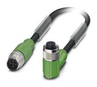 1501045 Phoenix Contact Male 5 way Threaded to Female 5 way M12 Sensor Actuator Cable, 1.5 m