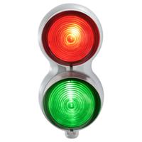 265-5870 RS PRO Green, Red Traffic Light LED Beacon, 2 Lights, 12 → 24 V ac/dc, Surface Mount