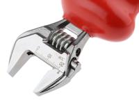 8070v Bahco Adjustable Spanner, 165 mm Overall, 20mm Jaw Capacity, Insulated Handle, VDE/1000V