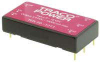 ten-50-1211 TRACOPOWER TEN 50 DC-DC Converter, 5V dc/ 10A Output, 9 → 18 V dc Input, 50W, Through Hole, +85°C Max Temp -40°C