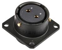 62gb-12e14-02sn Amphenol Limited, 62GB 2 Way Box Mount MIL Spec Circular Connector ReceptacleOlive, Socket Contacts,Shell Size 14,