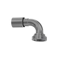 16n48-8-12 Parker Crimped Hose Fitting Hose to 2 in Flange, 16N48-8-12
