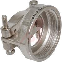 97-3057-1016 Amphenol Industrial, 97Size 24, 28 Straight Cable Clamp, For Use With Jacketed Cable, Wires Protected by Tubing