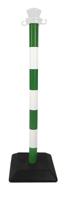 ppc40ve Viso Green, White Plastic Barrier Post