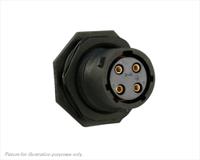 uts712e4s Souriau Sunbank by Eaton Circular Connector, 4 Contacts, Panel, Standard Connector, Plug, Female, IP68, IP69K, UTS