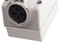 5611686 Scame Switchable IP67 Industrial Interlock Socket 3P+E, Earthing Position 6h, 16A, 415 V