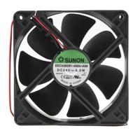 eec0382b1-000u-a99 Sunon EE Series Axial Fan, 24 V dc, DC Operation, 234.6m³/h, 9.2W, 383mA Max, 120 x 120 x 38mm