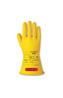 rig014b090 Ansell RIG014B Black Natural Latex Rubber Latex Electrical Insulating Gloves, Size 8, Latex Coating