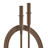 261-6490 RS PRO Test Leads, 10A, 1000V, Brown, 500mm Lead Length