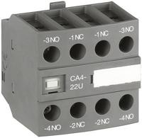 1sbn010140r1331-ca4-31u ABB Auxiliary Contact, 4 Contact, 1NC + 3NO, Front Mount CA4