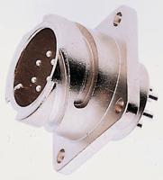 ca02com-e28-15p-b ITT Cannon, CA-COM, Copper Alloy 35 Way Box Mount MIL Spec Circular Connector Receptacle, Pin Contacts,Shell Size 28,