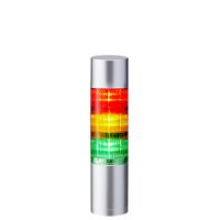 lr6-302wjbu-ryg Patlite LR6 Series Coloured Buzzer Signal Tower, 3 Lights, 24 V dc, Direct Mount
