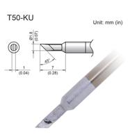 t50-ku Hakko FX9703 1.8 x 7 mm Knife Soldering Iron Tip for use with FX9703