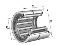 rna4910-2rsr-xl INA RNA4910-2RSR-XL 58 mm ID Roller Bearing Needle, 72 mm OD