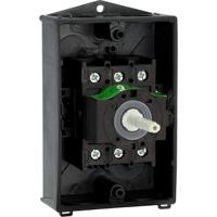 233989-p1-32i1svb Eaton 3 Pole Surface Mount Isolator Switch - 32A Maximum Current, 15kW Power Rating, IP65