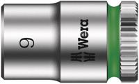 05003508001 Wera 1/4 in Drive 9mm Standard Socket, 6 point, 23 mm Overall Length