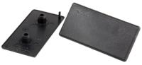 3842548757 Bosch Rexroth Black Polypropylene Rectangular End Cap, 45 x 90 mm Strut Profile, 10mm Groove