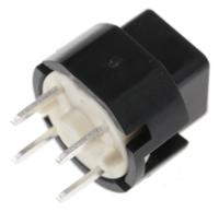 d6c90-f1-lfs C & K Black Tact Switch, SPST 100 mA@ 32 V