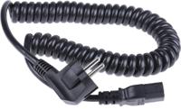731-6191 RS PRO Straight IEC C13 Socket to Right Angle Type F German Plug Power Cord, 2.5m