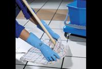 34117108 Mapa Not Found Blue Latex Work Gloves, Size 8