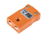 769-1136 RS PRO Miniature Thermocouple Connector for Use with Type N Thermocouple, 4mm Probe, ANSI, RoHS Compliant Standard