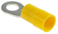 178-7273 RS PRO Insulated Ring Terminal, 5.3mm Stud Size, 2.5mm² to 6mm² Wire Size, Yellow