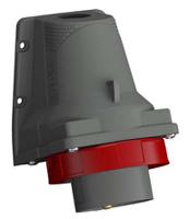 2cma101183r1000-416ebs6w Amphenol Industrial, Easy & Safe IP67 Red Wall Mount 3P + N + E Right Angle Industrial Power Plug, Rated At 16A, 415 V