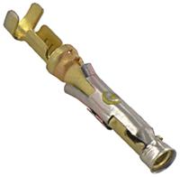 66399-3 TE Connectivity Type III+ Series Female Crimp Terminal, 24AWG Min, 20AWG Max