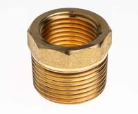 798-331 RS PRO Brass Pipe Fitting, Straight Threaded Reducer Bush, Male BSPT R 3/4in to Female BSPT R 1/2in