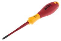 10136 Wiha Phillips Insulated Screwdriver, PH1 Tip, 80 mm Blade, VDE/1000V, 191 mm Overall