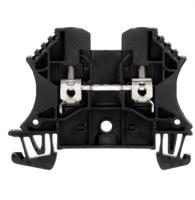 1020010000 Weidmuller  WDU Series Black, 2.5mm², Single-Level, Screw Termination, ATEX