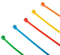 233-792 RS PRO Cable Tie, 385mm x 4.8 mm, Assorted Nylon, Pk-250