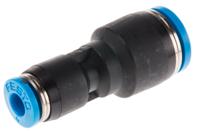 qs-8-4 Festo QS Series Reducer Nipple, Push In 8 mm to Push In 4 mm, Tube-to-Tube Connection Style, 130606