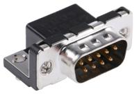 d09p13a4gx00lf Amphenol Communications Solutions Delta D 9 Way Right Angle Through Hole D-sub Connector Plug, 2.74mm Pitch, with 4-40