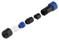 pxp401008p5560 Bulgin Circular Connector, 8 Contacts, Cable, Miniature Connector, Plug, Male, IP69K, IP68, IP66, Buccaneer 4000 Series