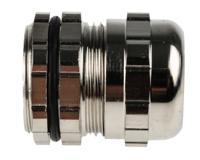 835-4093 RS PRO Metallic Nickel Plated Brass Cable Gland, PG16 Thread, 8mm min., 14mm max., IP68