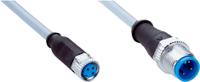 yf8u13-020va1m2a13-2096605 SICK Female 3 way M8 to Male 3 way M12 Sensor Actuator Cable, 2 m