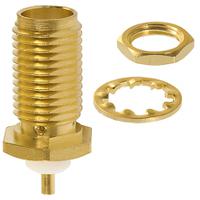 142-0701-401 Cinch SMA Series, Jack Panel Mount SMA Connector, 50Ω, Solder Termination, Straight Body