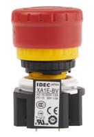 xa1e-bv302r Idec Emergency Stop Push Button, Panel Mount, SPDT, IP65