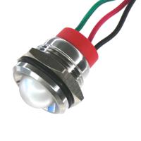 pl14sl016 CML Innovative Technologies PL14SL Series Red Panel LED, 240V, 14mm Mounting Hole Size, Lead Wires Termination, IP67