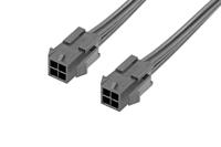 2147581042 Molex 4 Way Male Micro-Fit 3.0 Unterminated Wire to Board Cable, 300mm